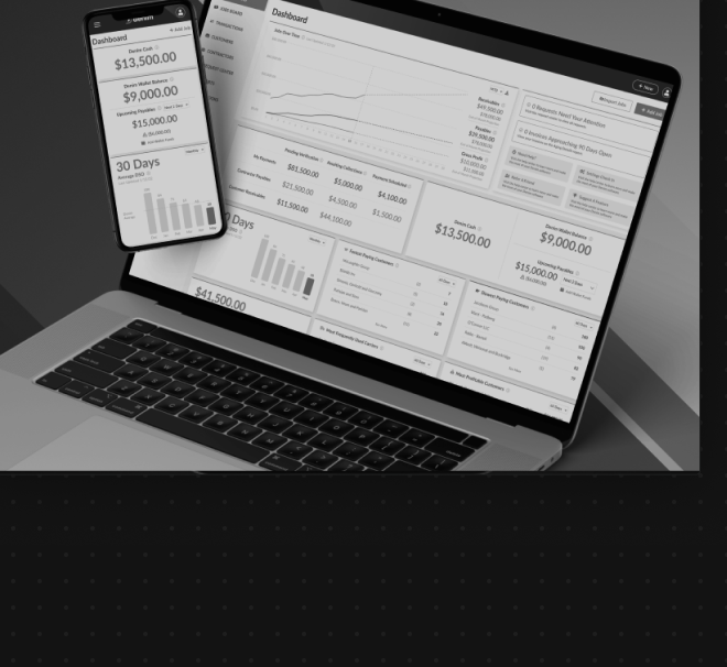 Denim fintech product interface